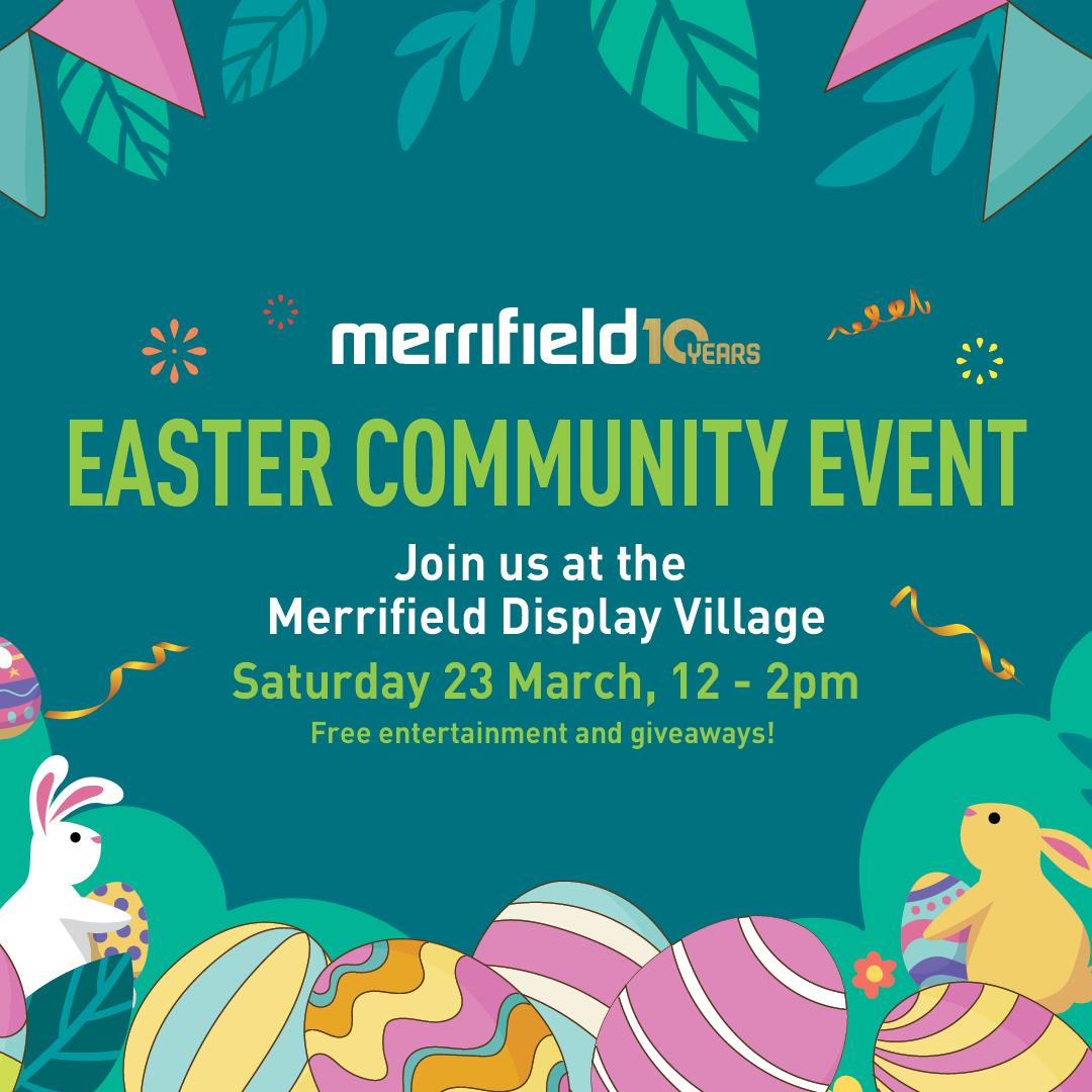 Easter Community Event at the Merrifield Display Village! Merrifield