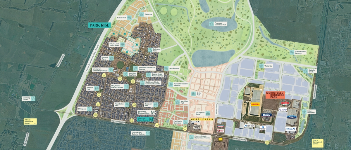 Merrifield Map
